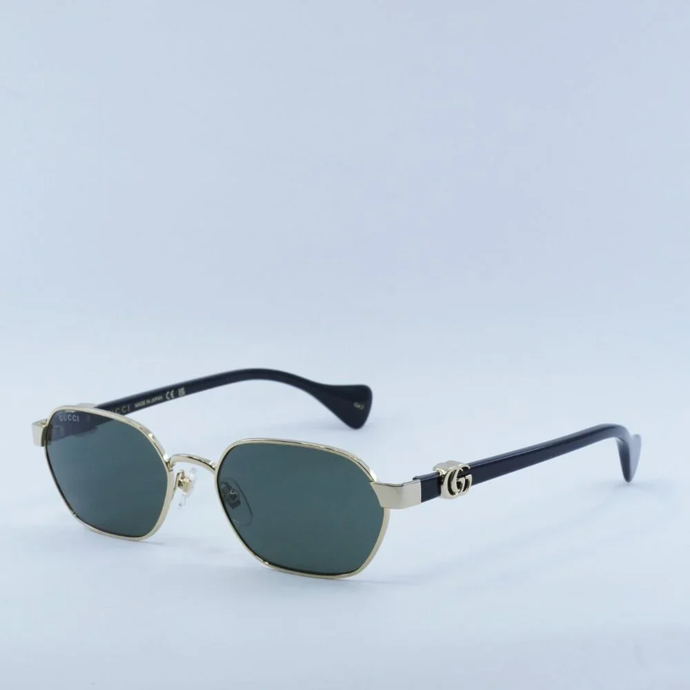 Gucci GG1593S 001 Sunglasses Endura Gold Oval Frame, Grey Lenses - Picture 4 of 13